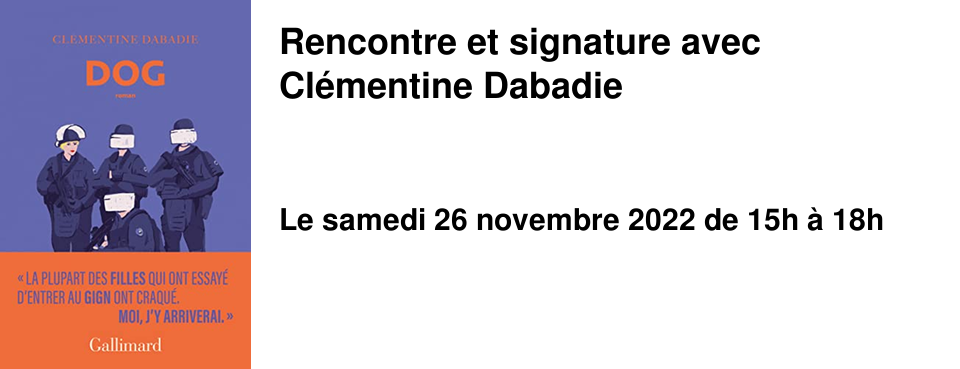 Rencontre et signature avec Cl�mentine Dabadie